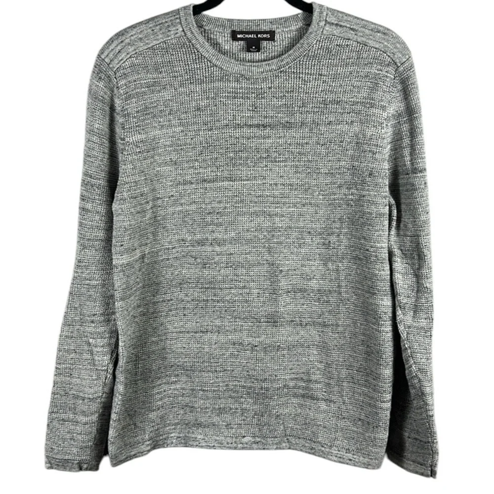 Michael Kors Waffle Knit Crew Neck Sweater Size M